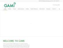 Tablet Screenshot of gami.ae